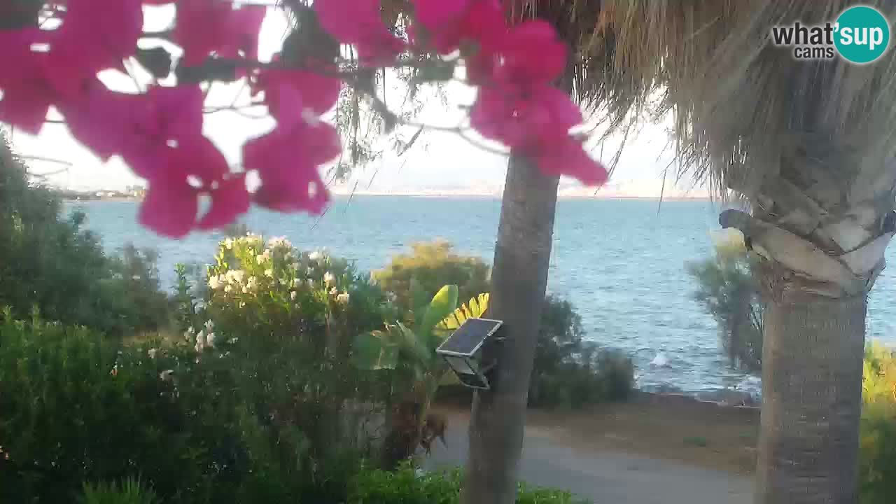 Live webcam Capoterra – Spiaggia della Maddalena – Sardegna – Italia