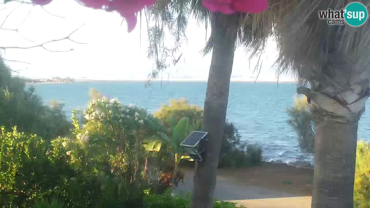 Live webcam Capoterra – Spiaggia della Maddalena – Sardegna – Italia