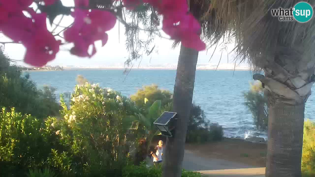 Live webcam Capoterra – La Maddalena beach – Sardinia – Italy