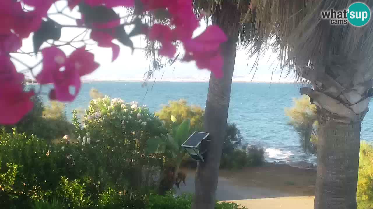 Webcam en vivo Capoterra – Playa La Maddalena – Cerdeña – Italia