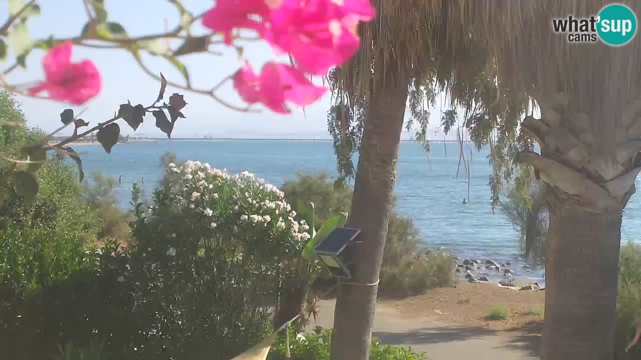 Live Webcam Capoterra – La Maddalena Strand – Sardinien – Italien