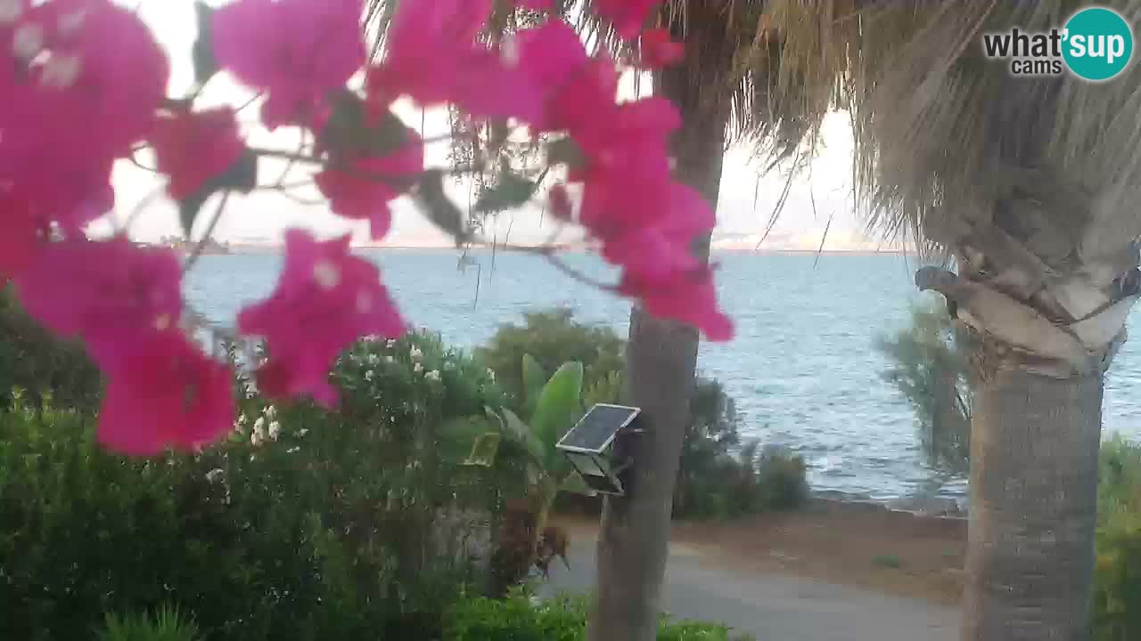 Webcam en direct Capoterra – Plage de La Maddalena – Sardaigne – Italie