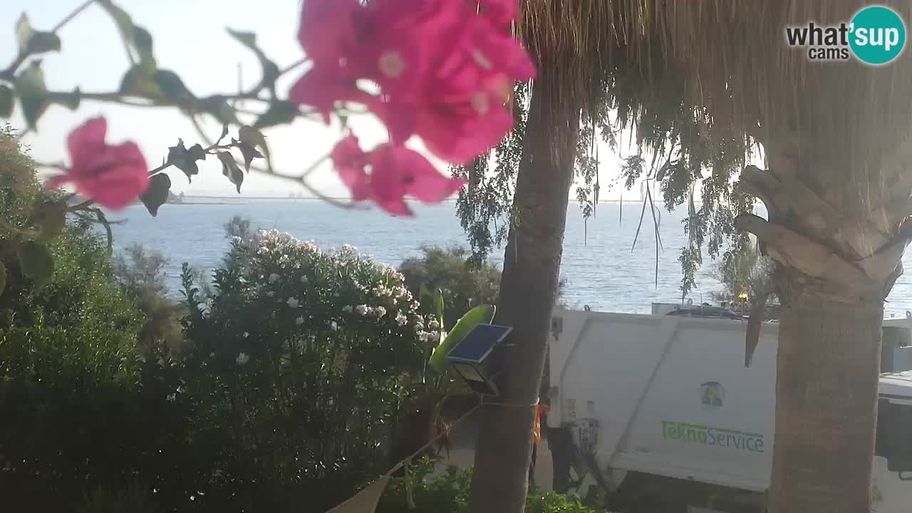 Live webcam Capoterra – Spiaggia della Maddalena – Sardegna – Italia