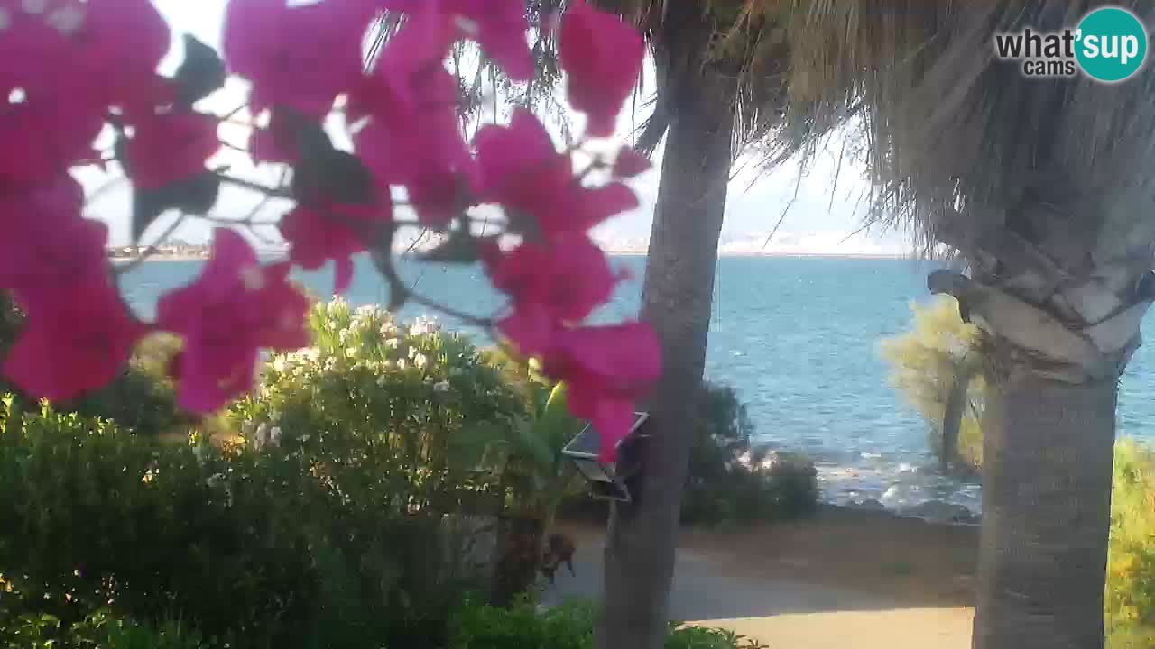 Live webcam Capoterra – La Maddalena beach – Sardinia – Italy