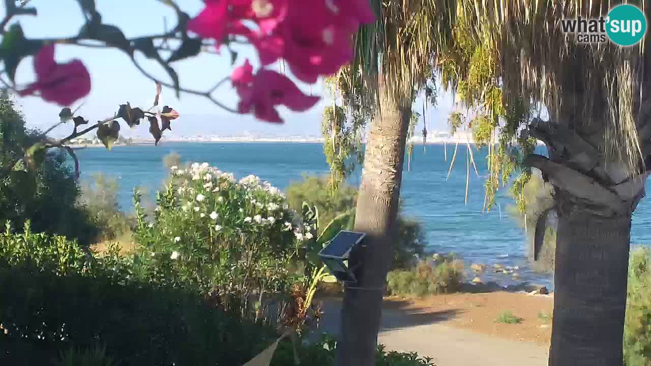Live webcam Capoterra – La Maddalena beach – Sardinia – Italy
