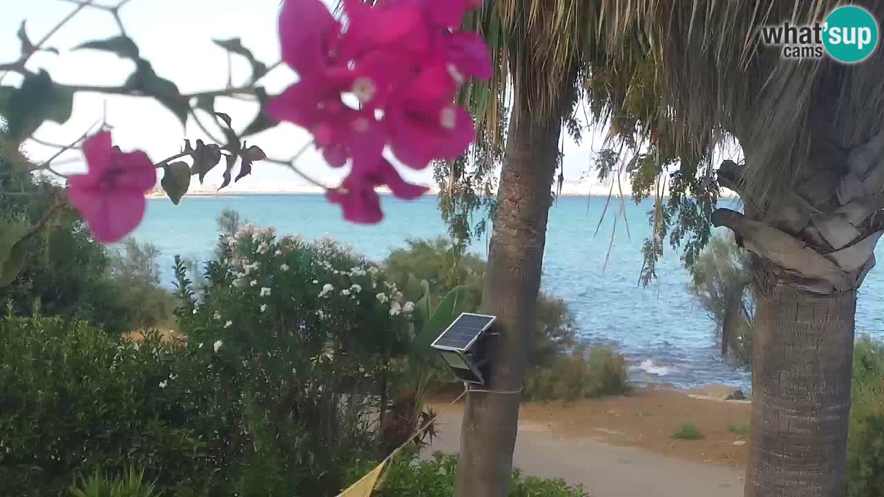Web kamera uživo Capoterra – plaža La Maddalena – Sardinija – Italija