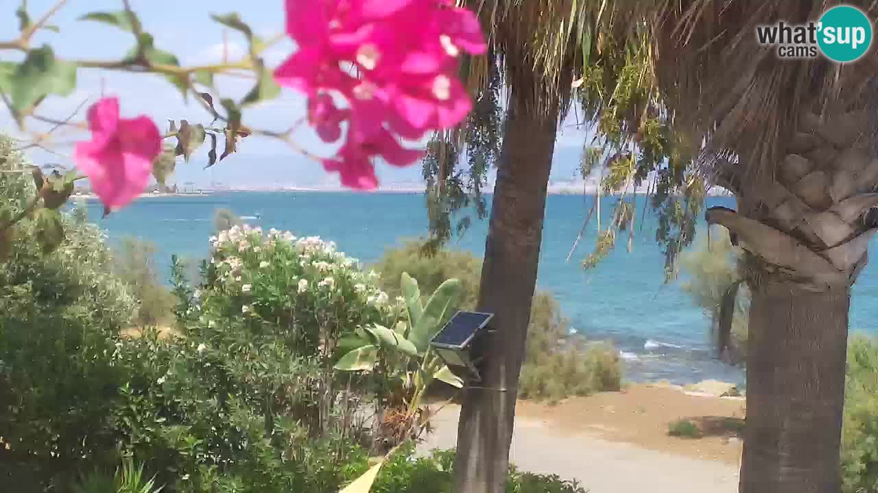 Live Webcam Capoterra – La Maddalena Strand – Sardinien – Italien
