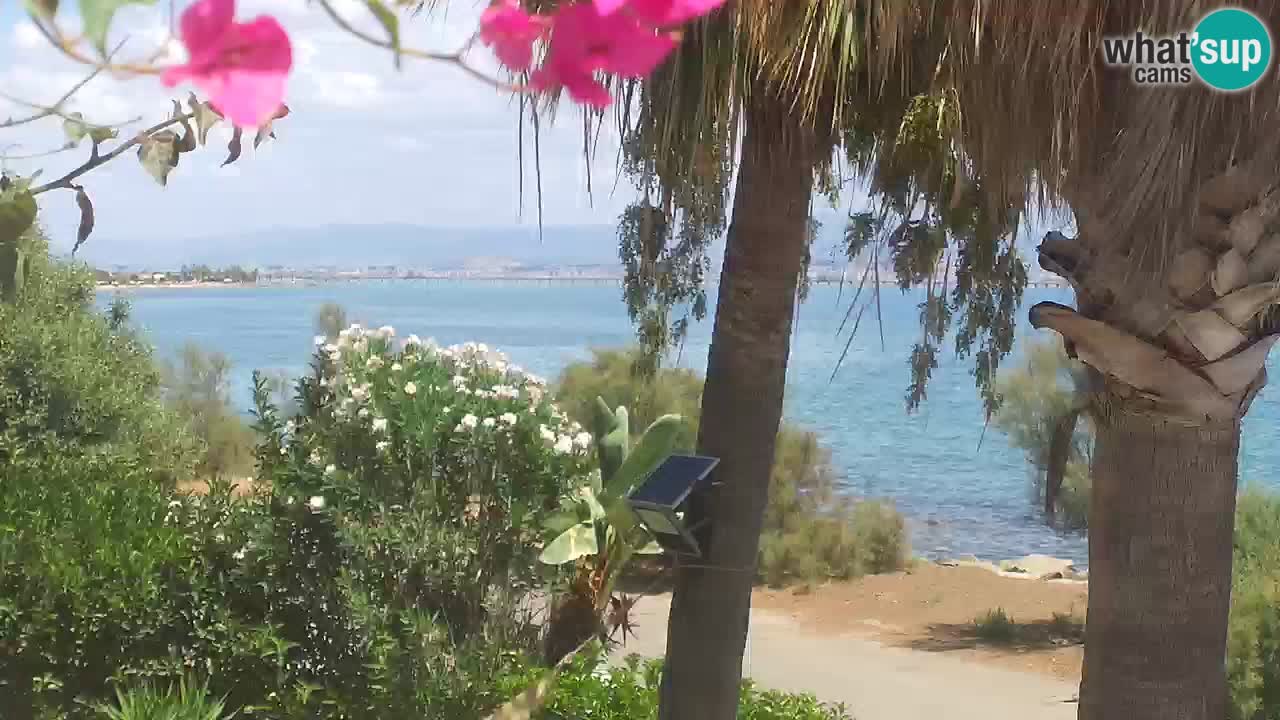 Live webcam Capoterra – La Maddalena beach – Sardinia – Italy