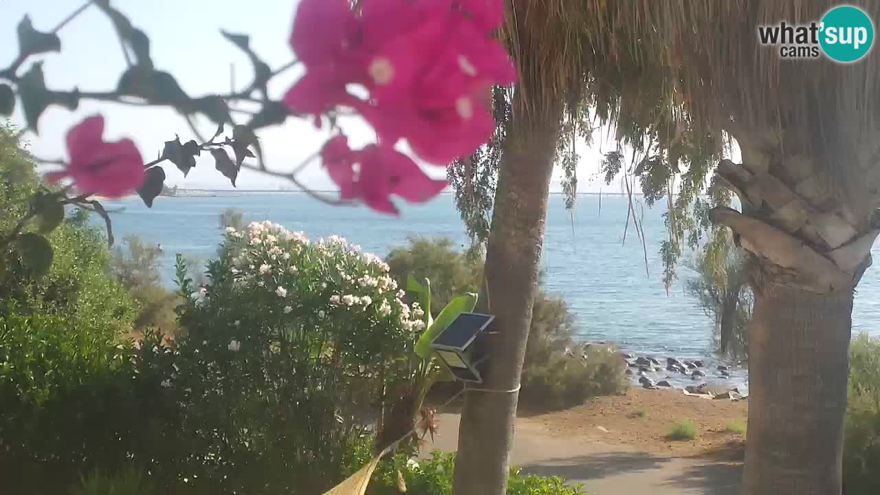 Web kamera uživo Capoterra – plaža La Maddalena – Sardinija – Italija