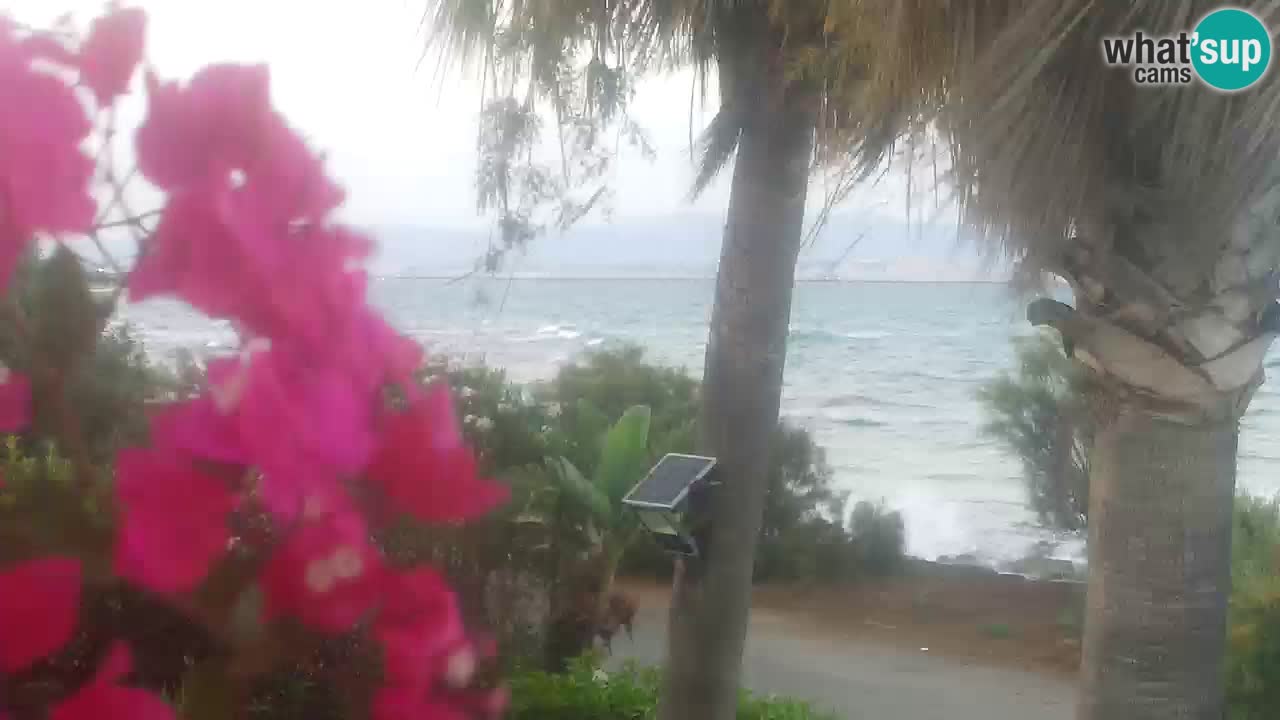 Webcam en vivo Capoterra – Playa La Maddalena – Cerdeña – Italia