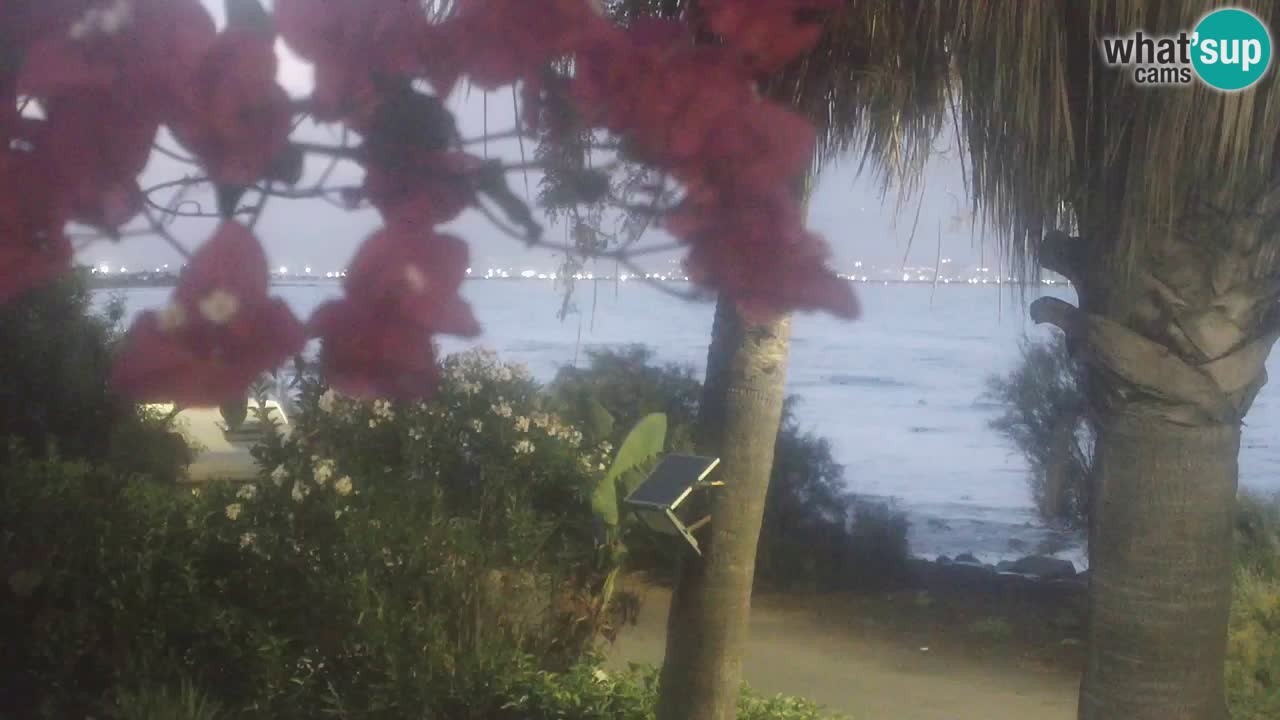 Webcam en vivo Capoterra – Playa La Maddalena – Cerdeña – Italia