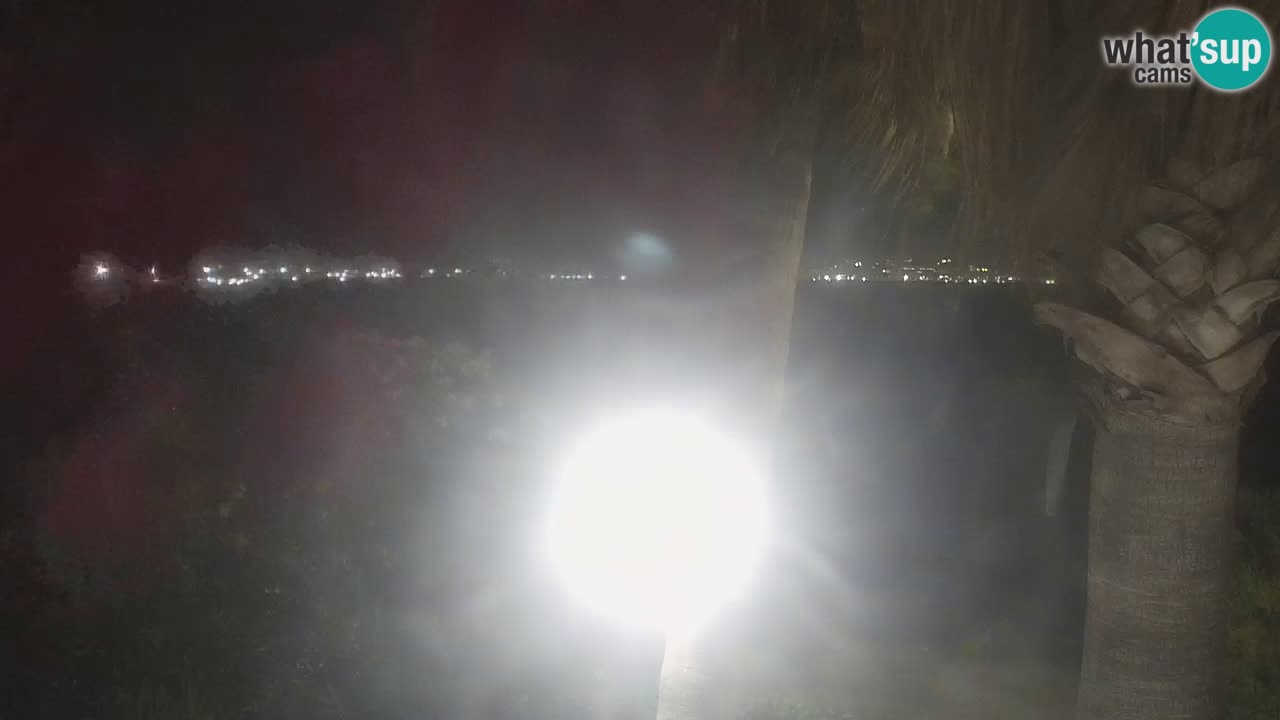 Webcam en direct Capoterra – Plage de La Maddalena – Sardaigne – Italie