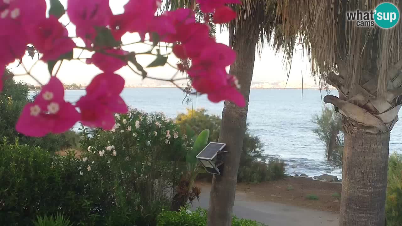 Spletna kamera v živo Capoterra – plaža La Maddalena – Sardinija – Italija