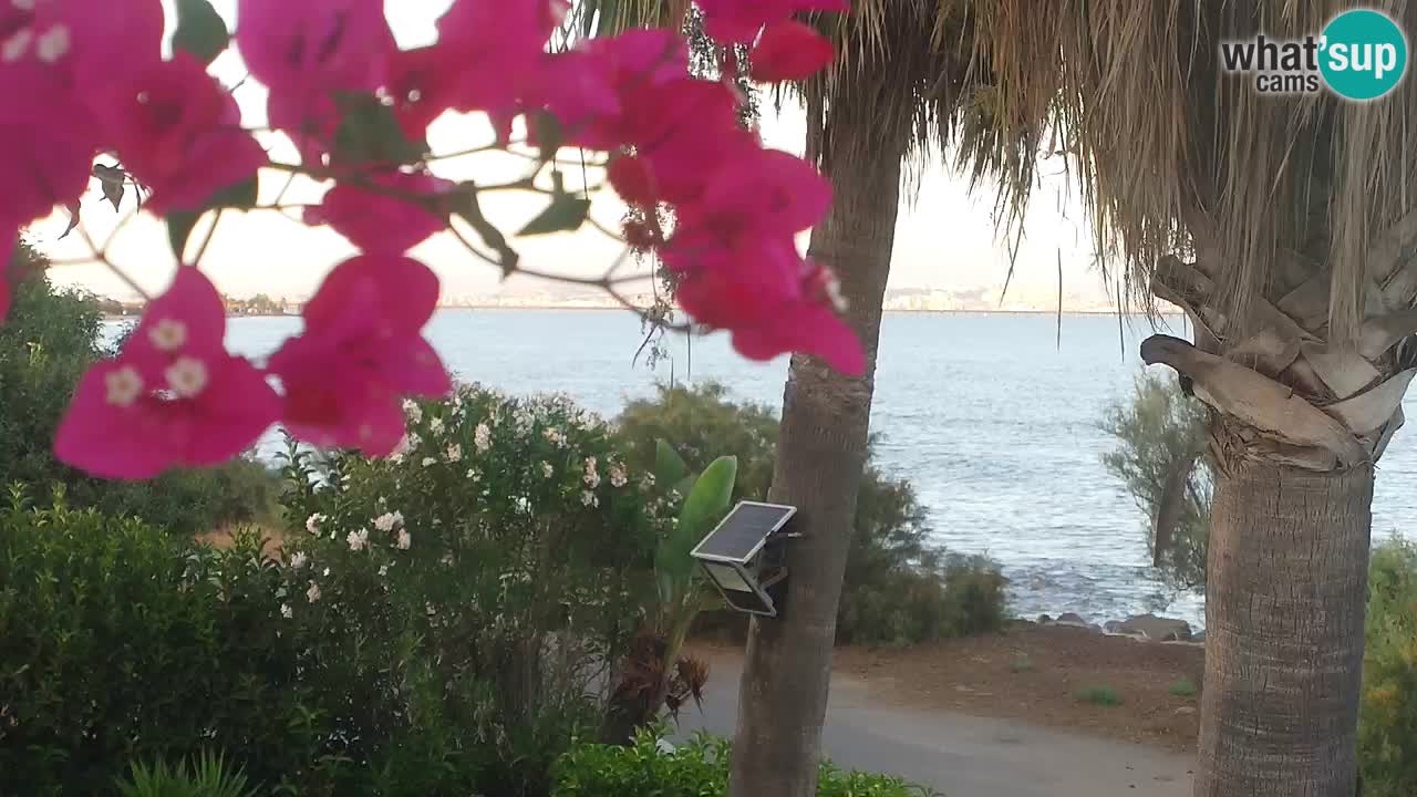 Live webcam Capoterra – La Maddalena beach – Sardinia – Italy
