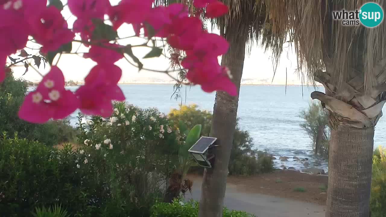 Live webcam Capoterra – La Maddalena beach – Sardinia – Italy