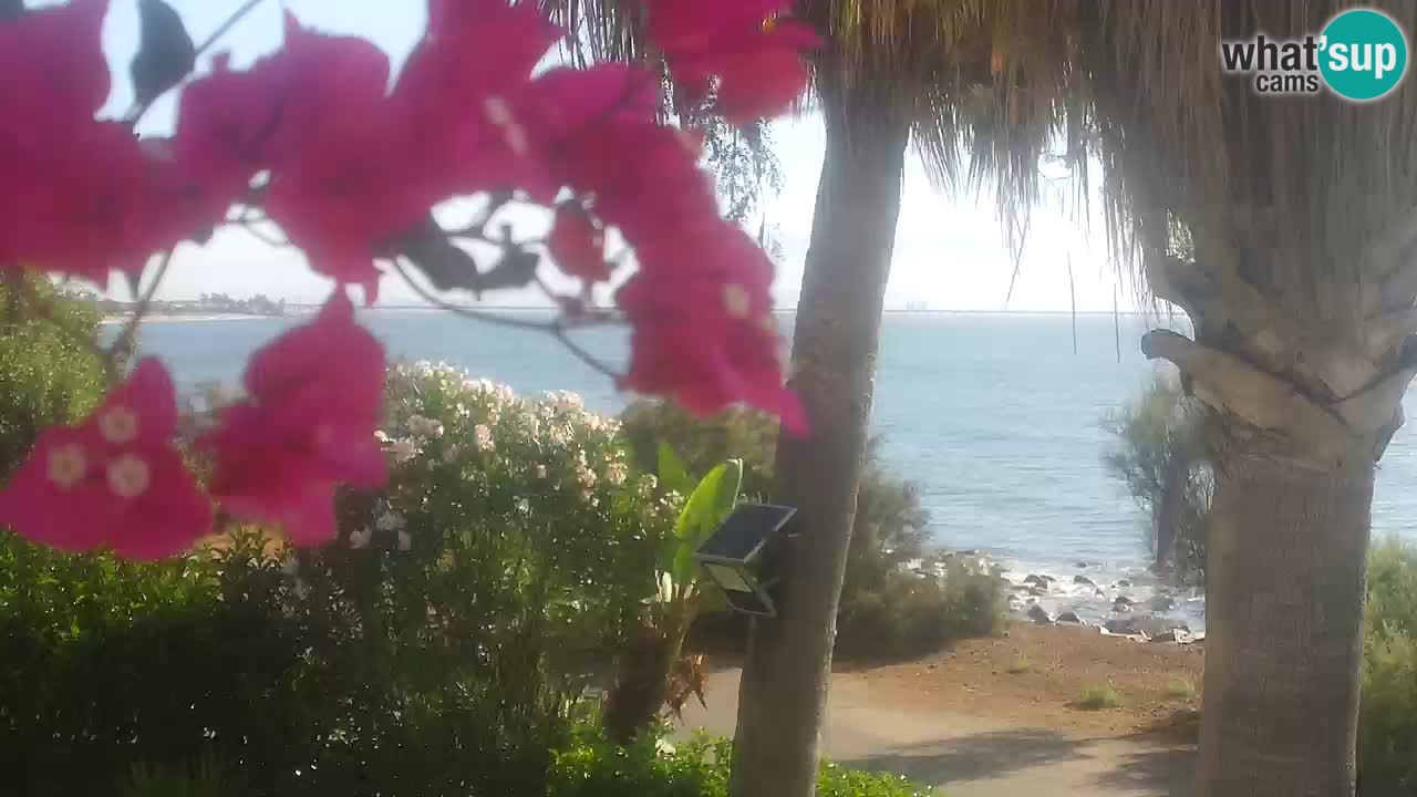 Webcam en direct Capoterra – Plage de La Maddalena – Sardaigne – Italie