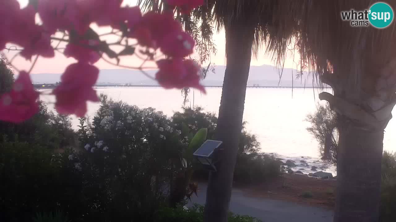 Live webcam Capoterra – Spiaggia della Maddalena – Sardegna – Italia