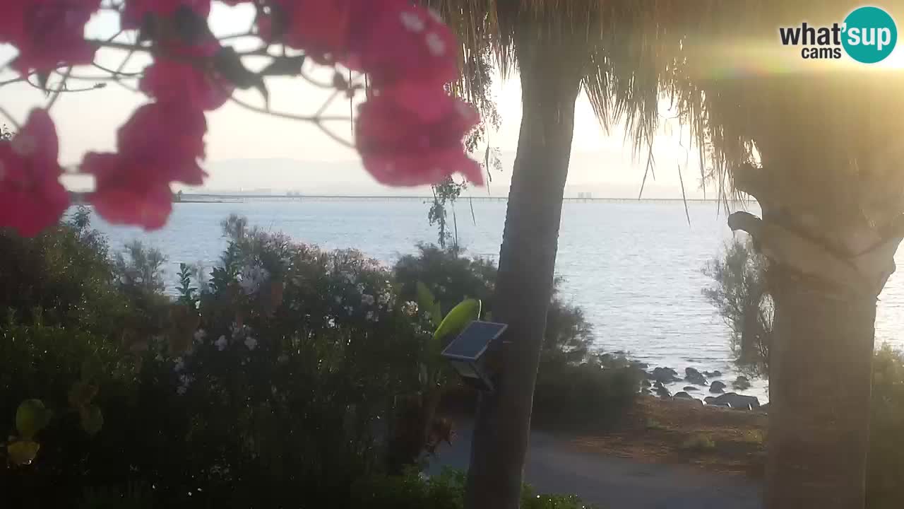 Spletna kamera v živo Capoterra – plaža La Maddalena – Sardinija – Italija