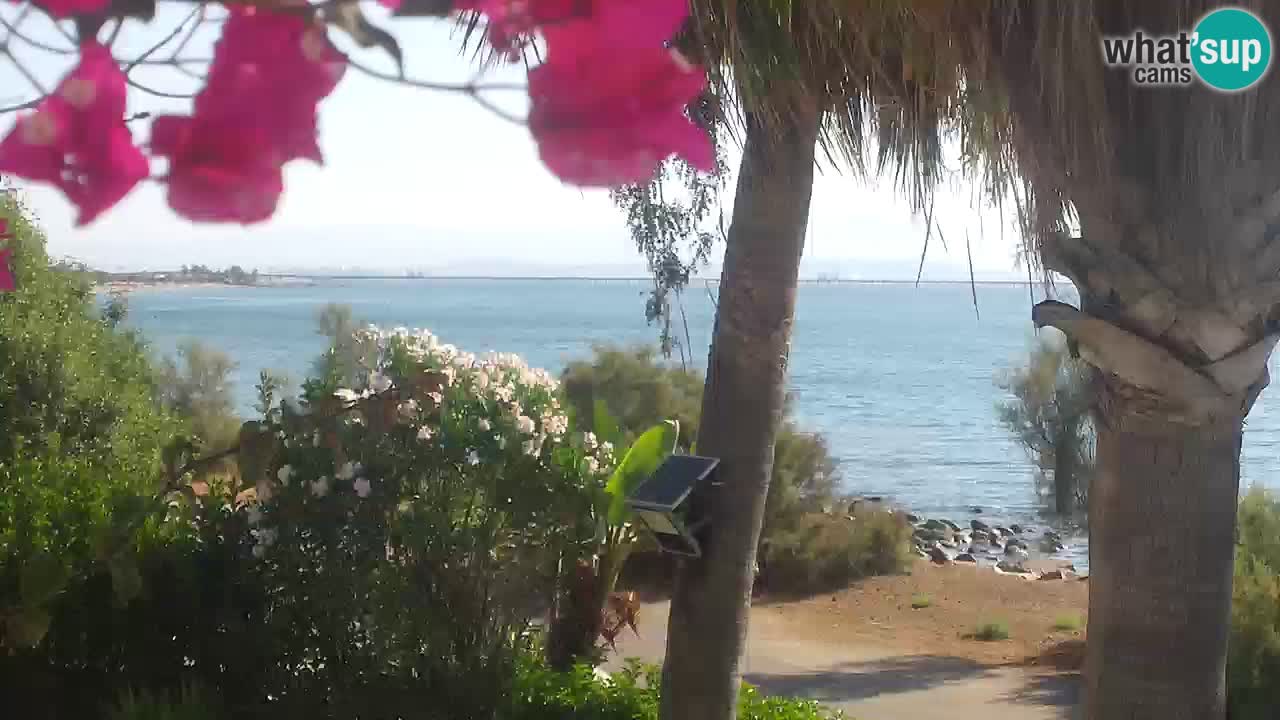 Live Webcam Capoterra – La Maddalena Strand – Sardinien – Italien