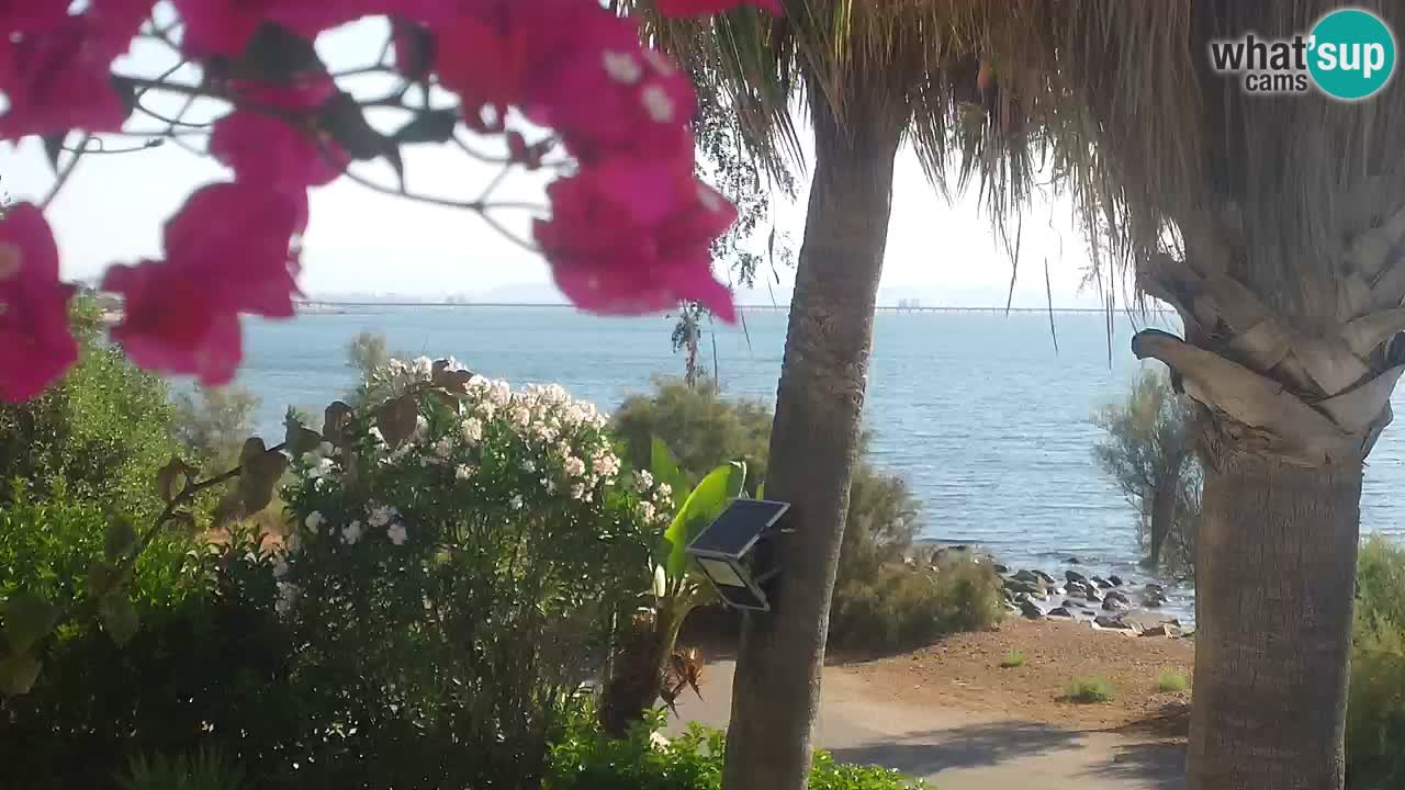 Webcam en direct Capoterra – Plage de La Maddalena – Sardaigne – Italie