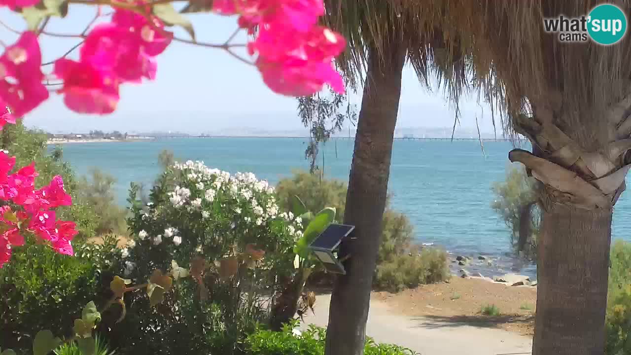 Live Webcam Capoterra – La Maddalena Strand – Sardinien – Italien