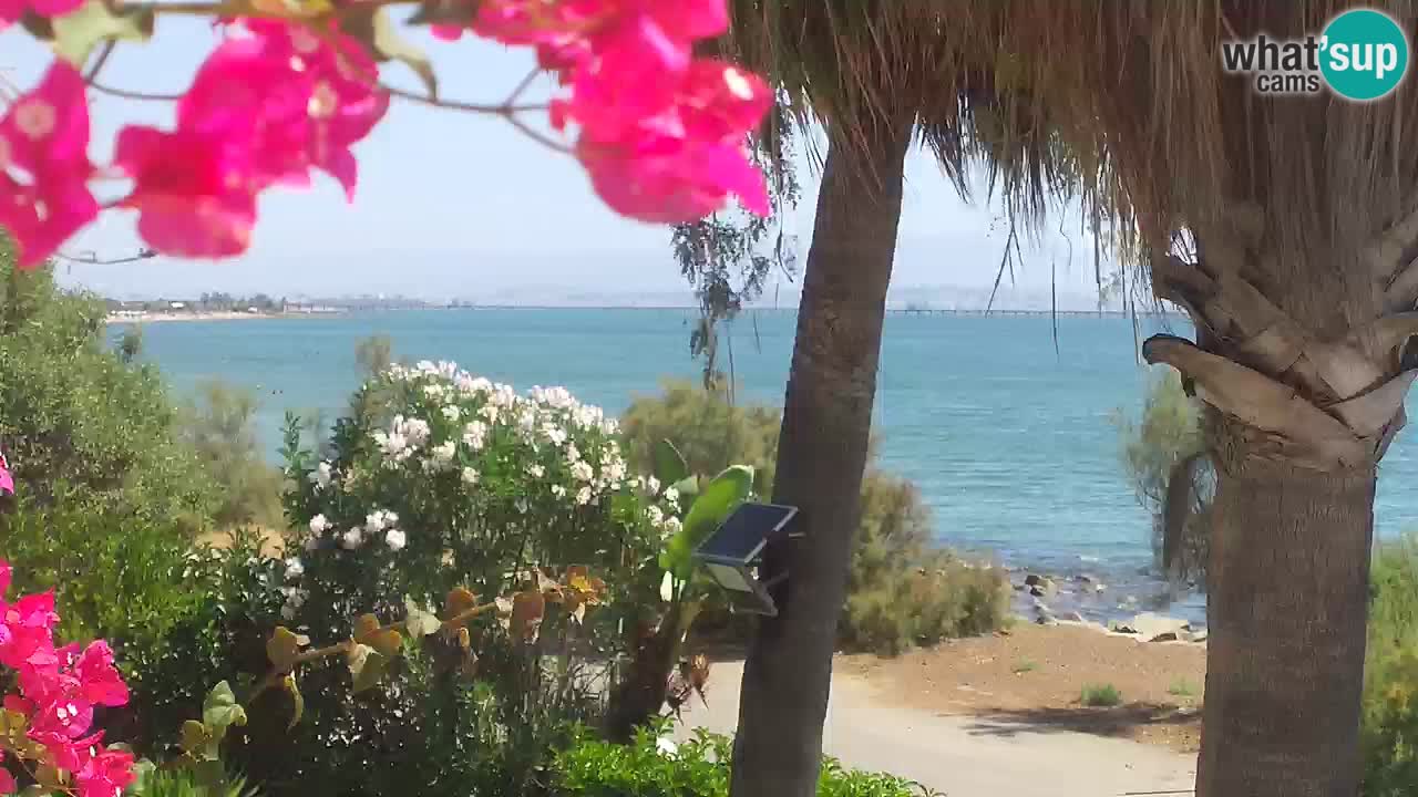 Webcam en vivo Capoterra – Playa La Maddalena – Cerdeña – Italia