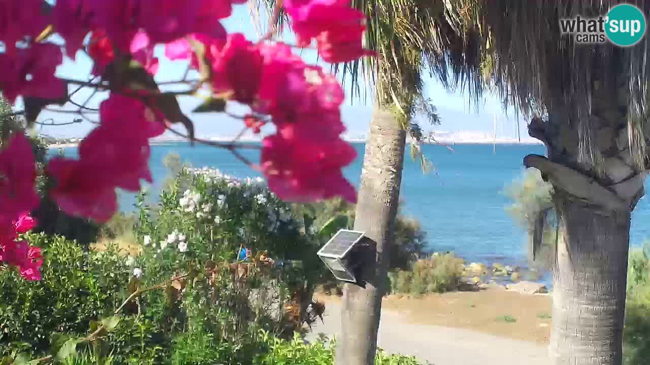 Live webcam Capoterra – La Maddalena beach – Sardinia – Italy