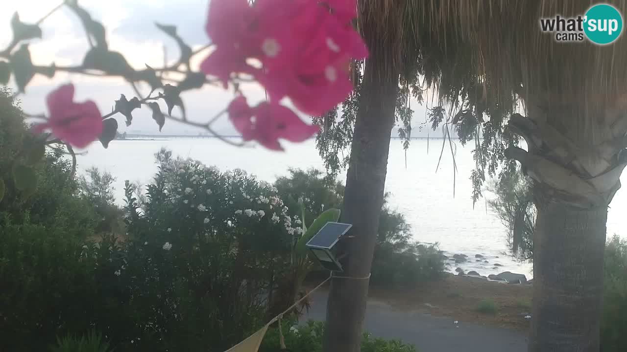 Web kamera uživo Capoterra – plaža La Maddalena – Sardinija – Italija