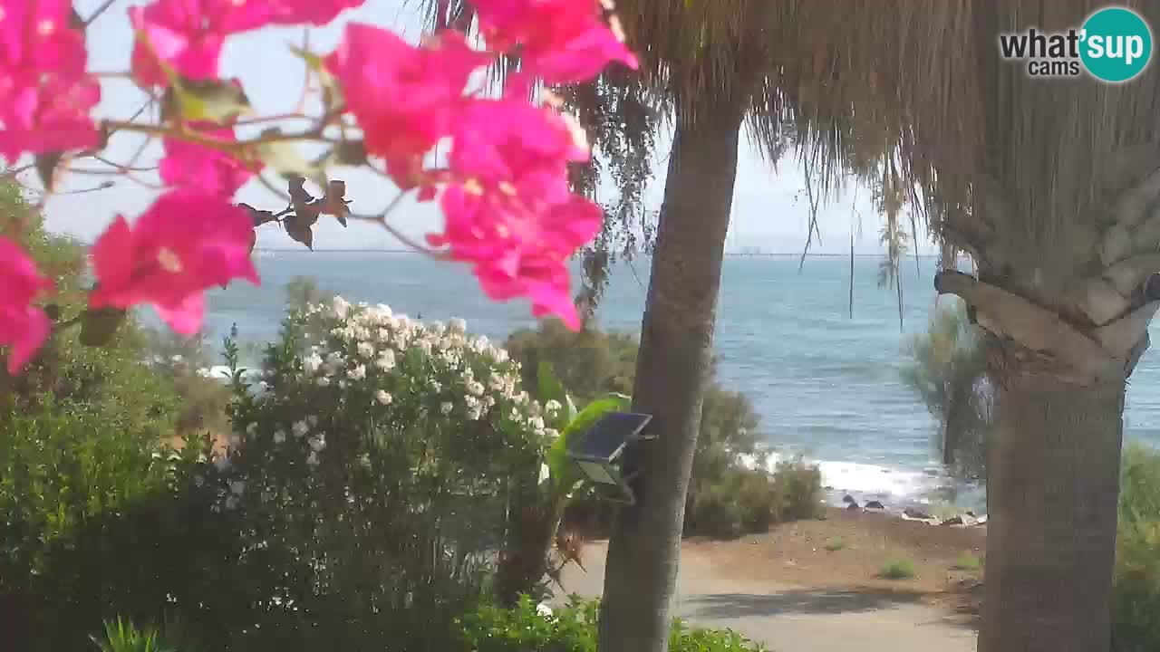 Live webcam Capoterra – La Maddalena beach – Sardinia – Italy