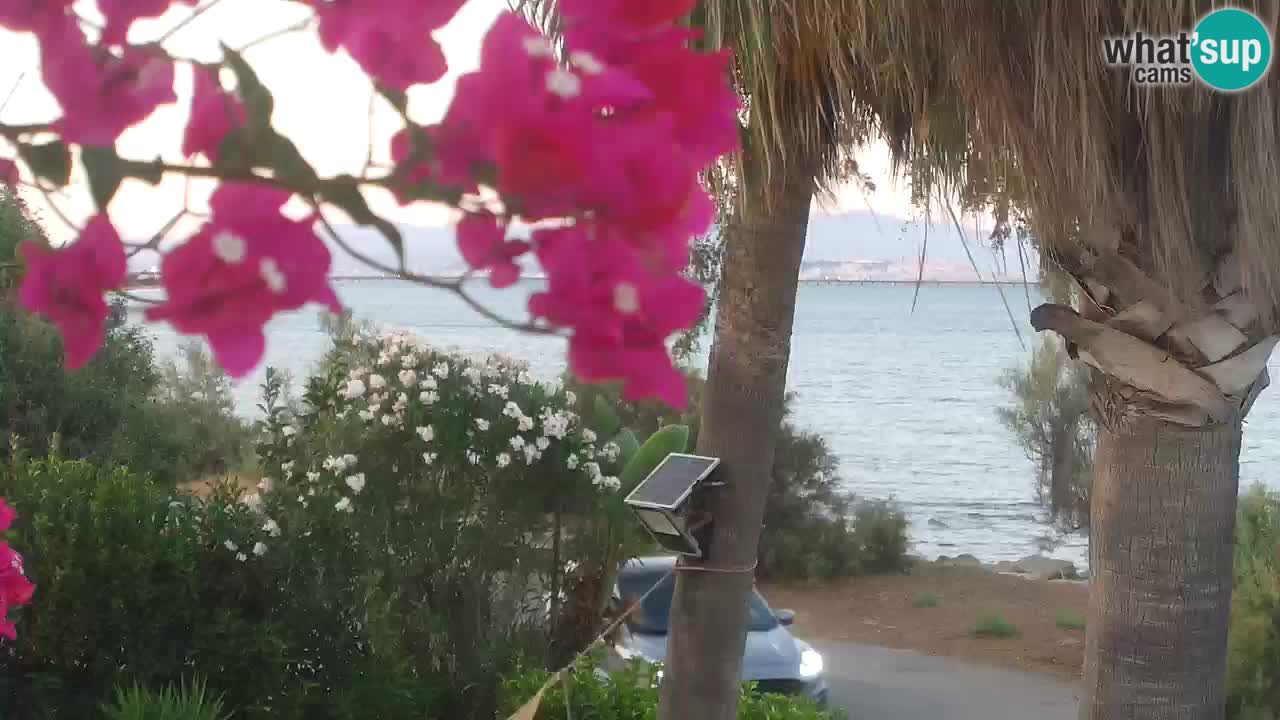 Spletna kamera v živo Capoterra – plaža La Maddalena – Sardinija – Italija