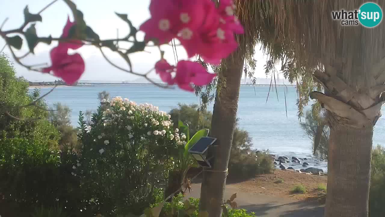 Live webcam Capoterra – La Maddalena beach – Sardinia – Italy