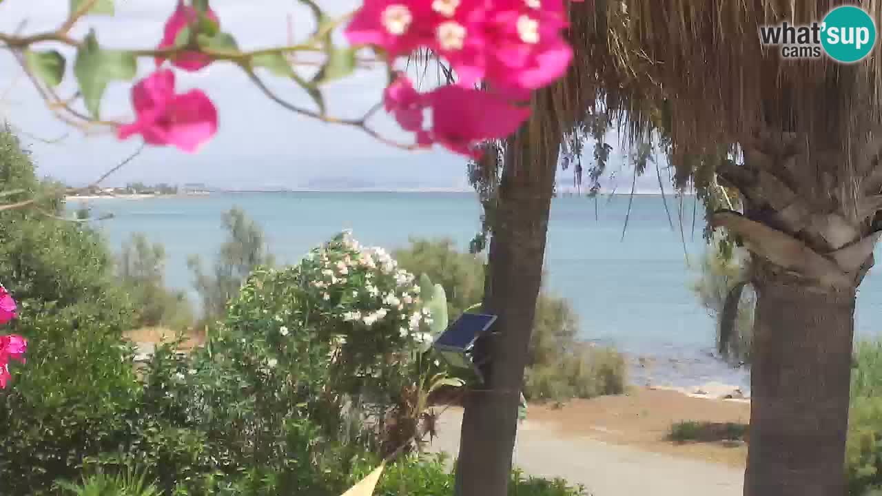Live webcam Capoterra – La Maddalena beach – Sardinia – Italy
