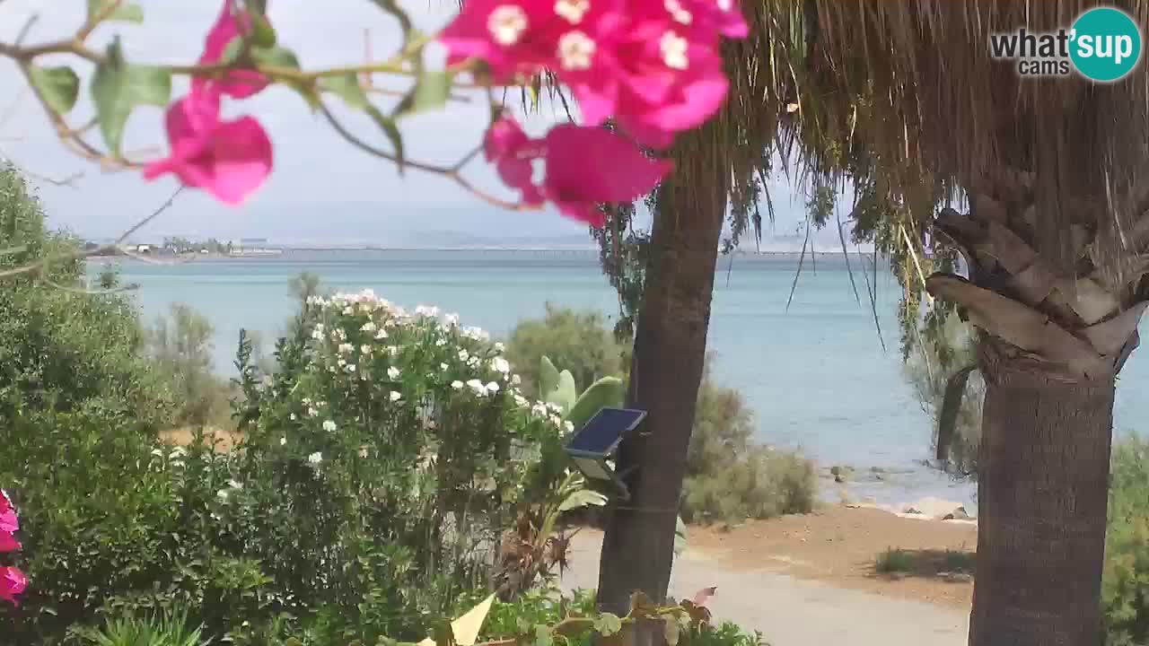 Live webcam Capoterra – Spiaggia della Maddalena – Sardegna – Italia