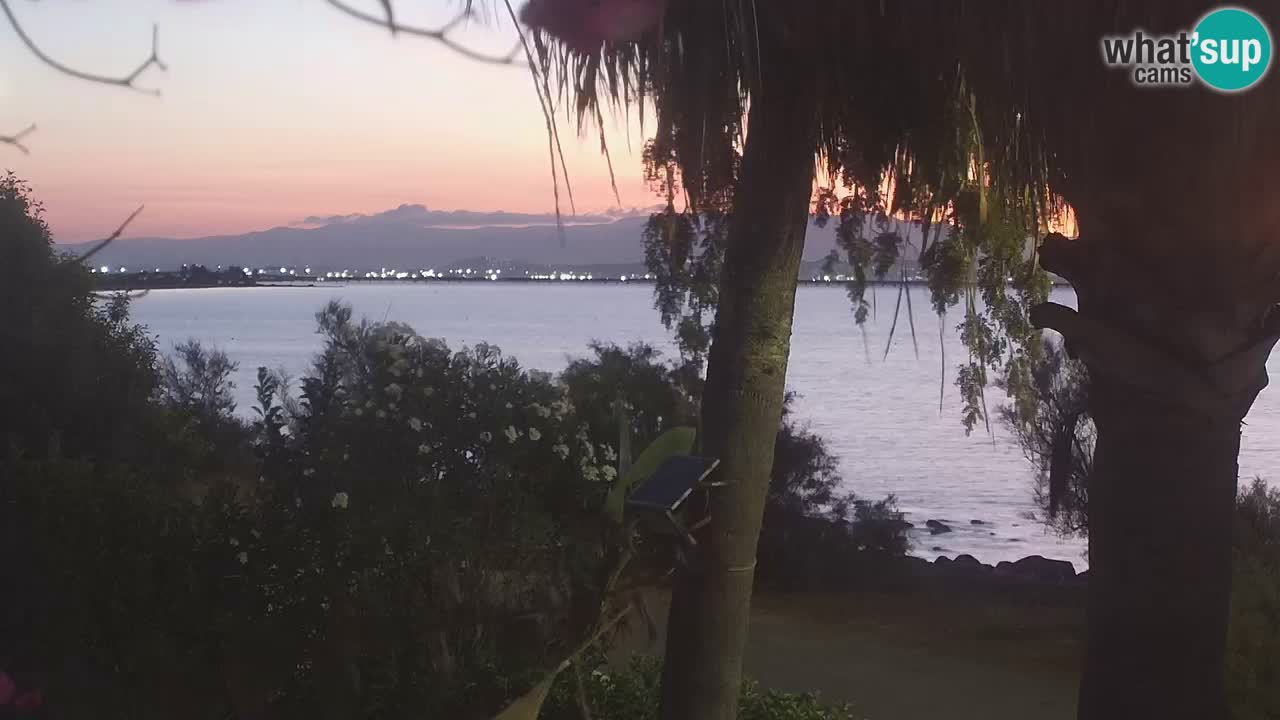 Live webcam Capoterra – Spiaggia della Maddalena – Sardegna – Italia