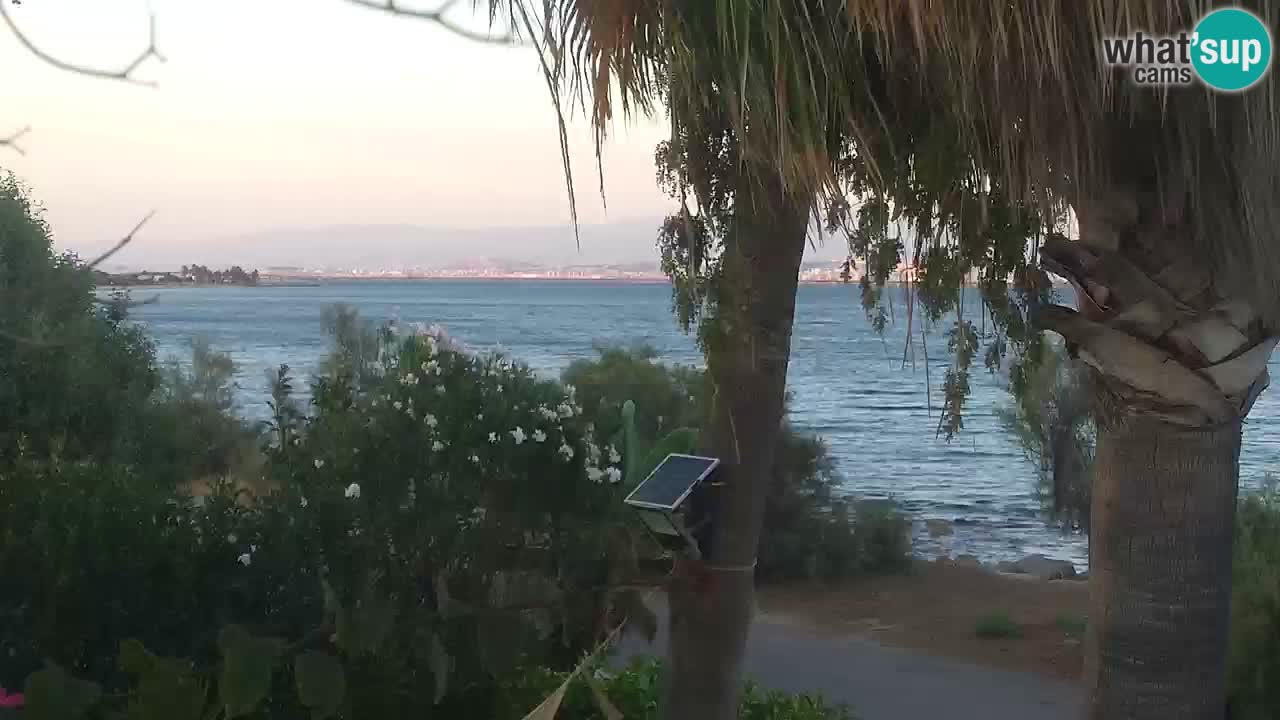 Live Webcam Capoterra – La Maddalena Strand – Sardinien – Italien