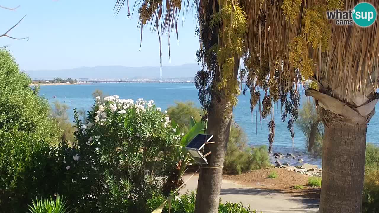 Live webcam Capoterra – La Maddalena beach – Sardinia – Italy