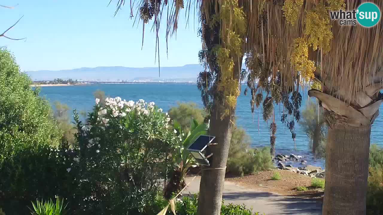 Webcam en vivo Capoterra – Playa La Maddalena – Cerdeña – Italia