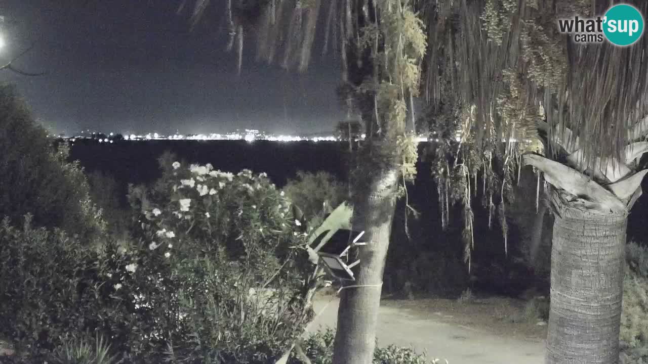 Webcam en direct Capoterra – Plage de La Maddalena – Sardaigne – Italie
