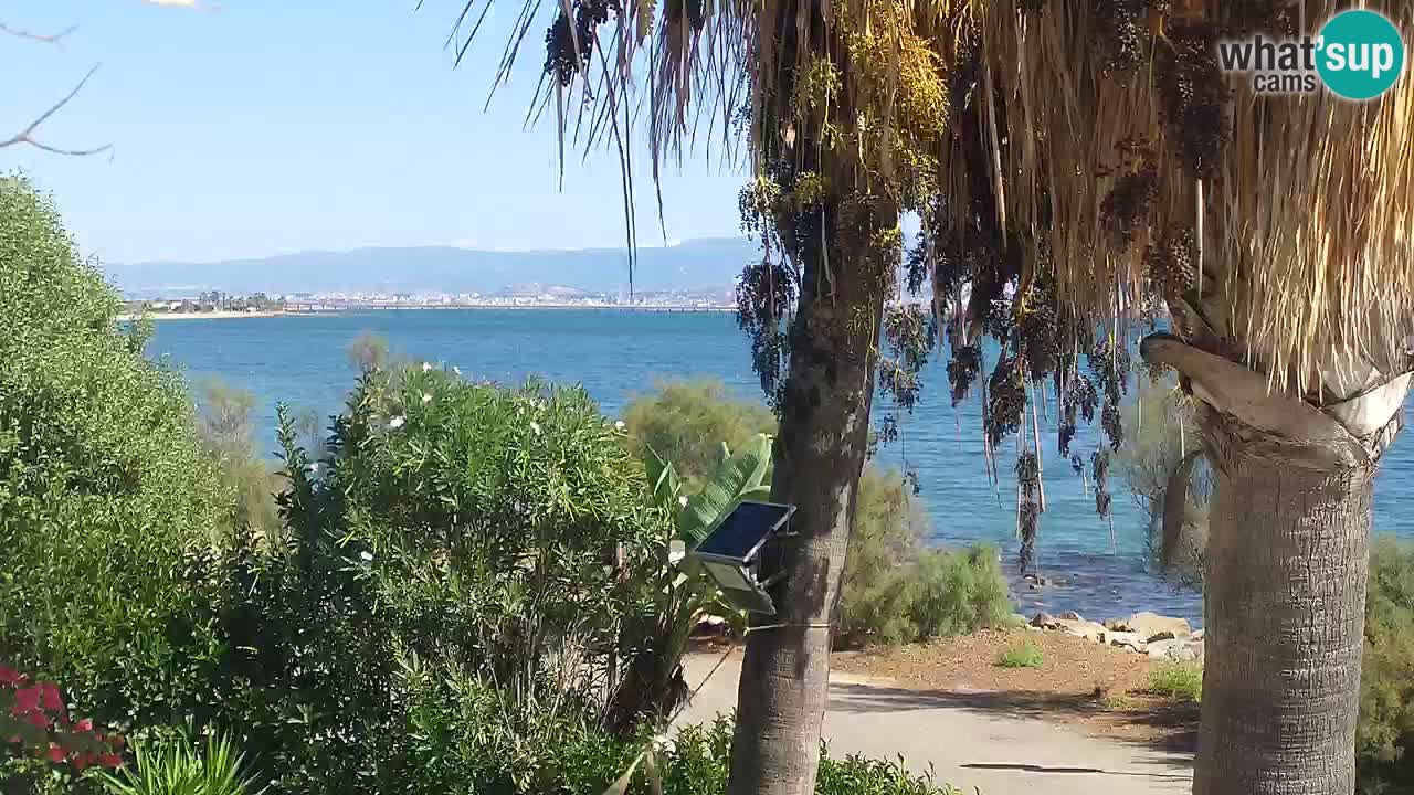 Live Webcam Capoterra – La Maddalena Strand – Sardinien – Italien