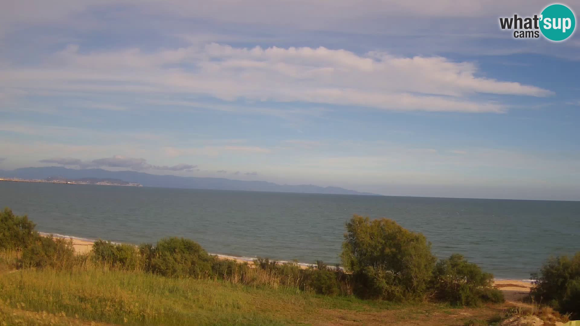 Live webcam Capoterra – La Maddalena beach – Sardinia – Italy