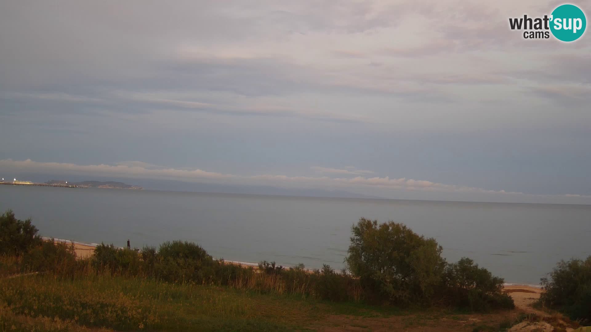 Spletna kamera v živo Capoterra – plaža La Maddalena – Sardinija – Italija