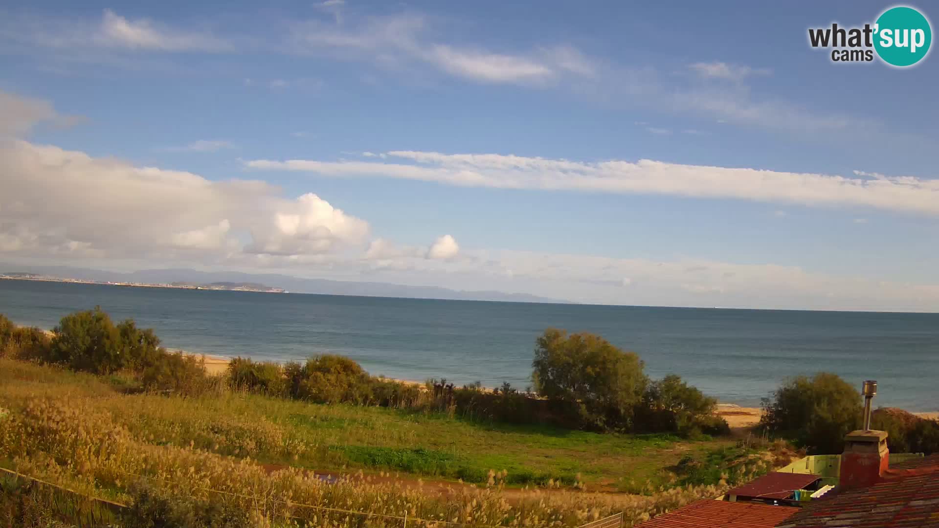 Live webcam Capoterra – La Maddalena beach – Sardinia – Italy