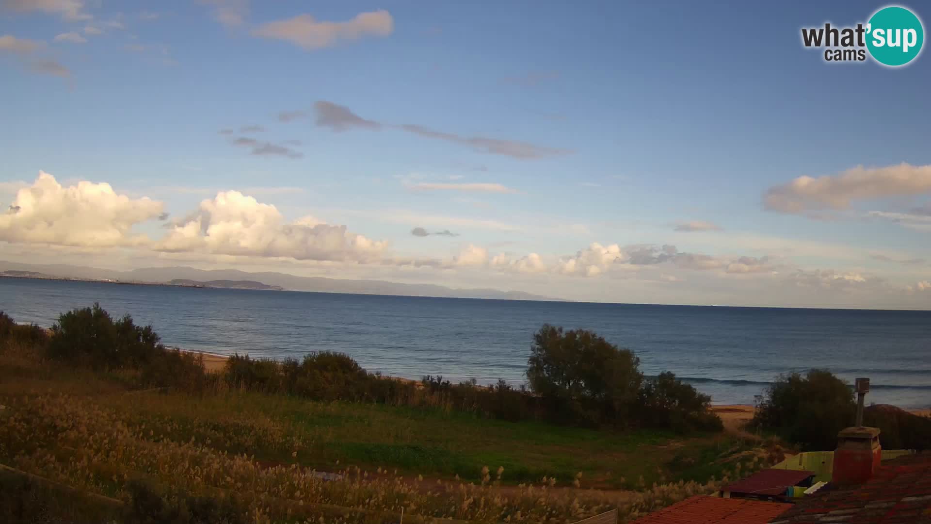 Live webcam Capoterra – Spiaggia della Maddalena – Sardegna – Italia