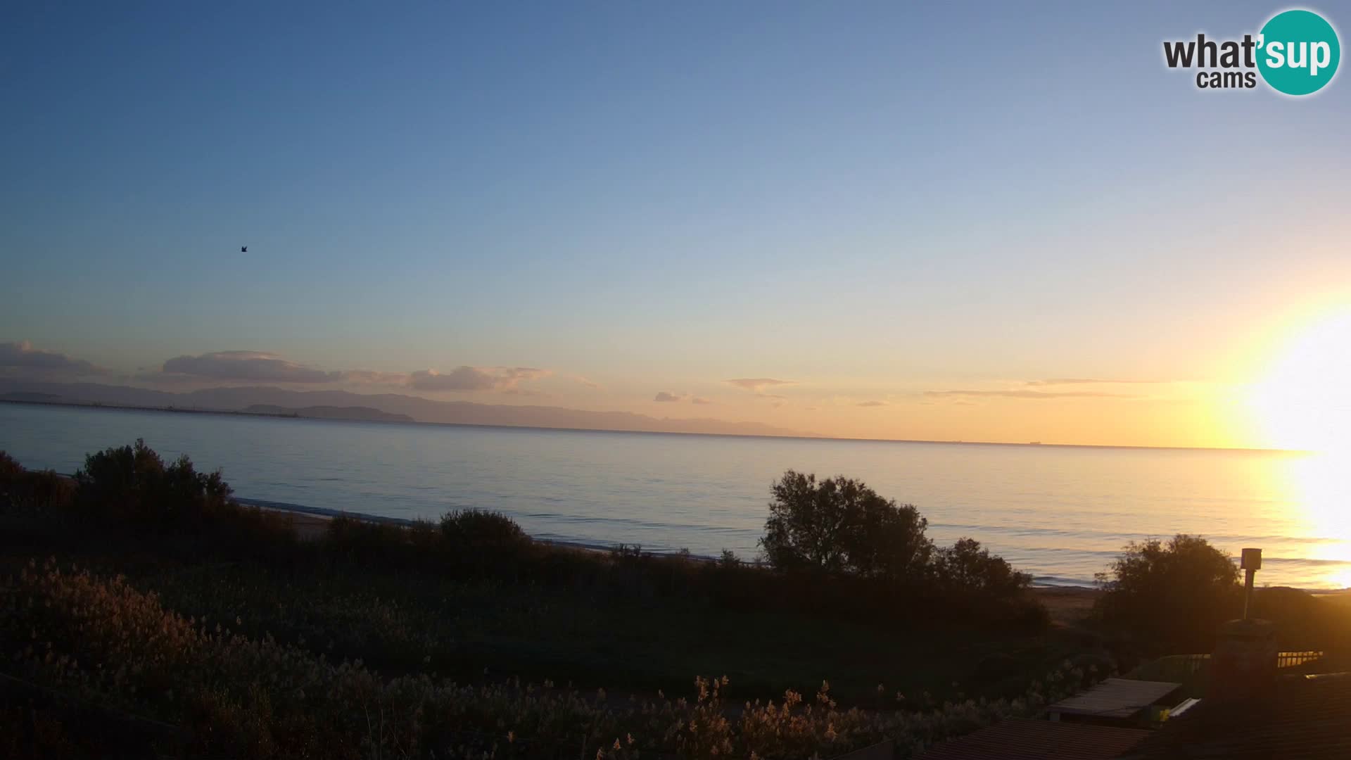 Live webcam Capoterra – La Maddalena beach – Sardinia – Italy