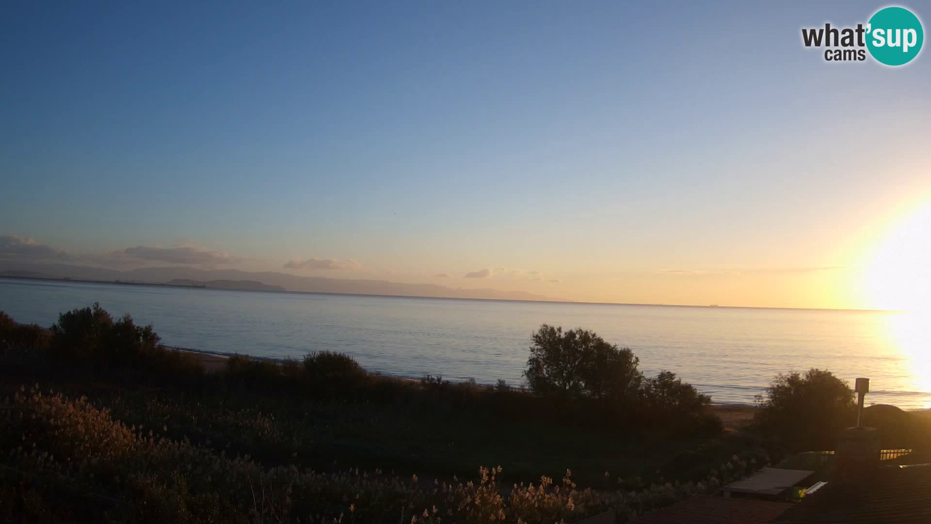 Live webcam Capoterra – Spiaggia della Maddalena – Sardegna – Italia