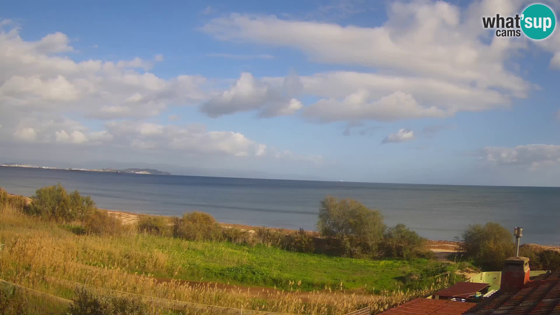 Live webcam Capoterra – Spiaggia della Maddalena – Sardegna – Italia