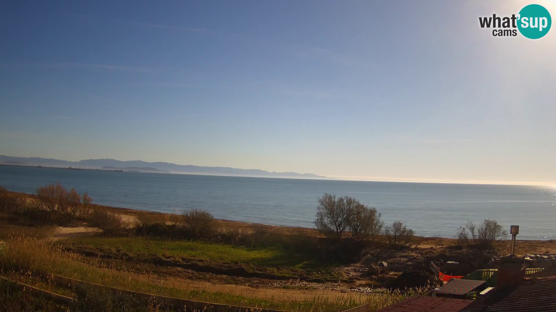 Live webcam Capoterra – Spiaggia della Maddalena – Sardegna – Italia