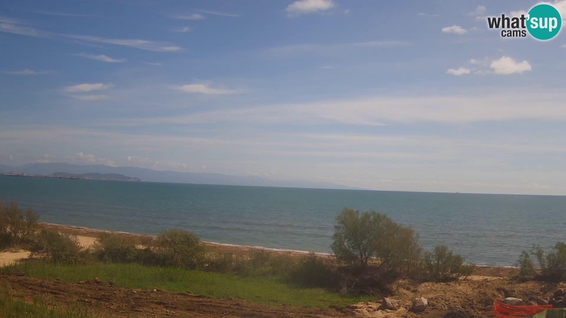 Webcam en direct Capoterra – Plage de La Maddalena – Sardaigne – Italie