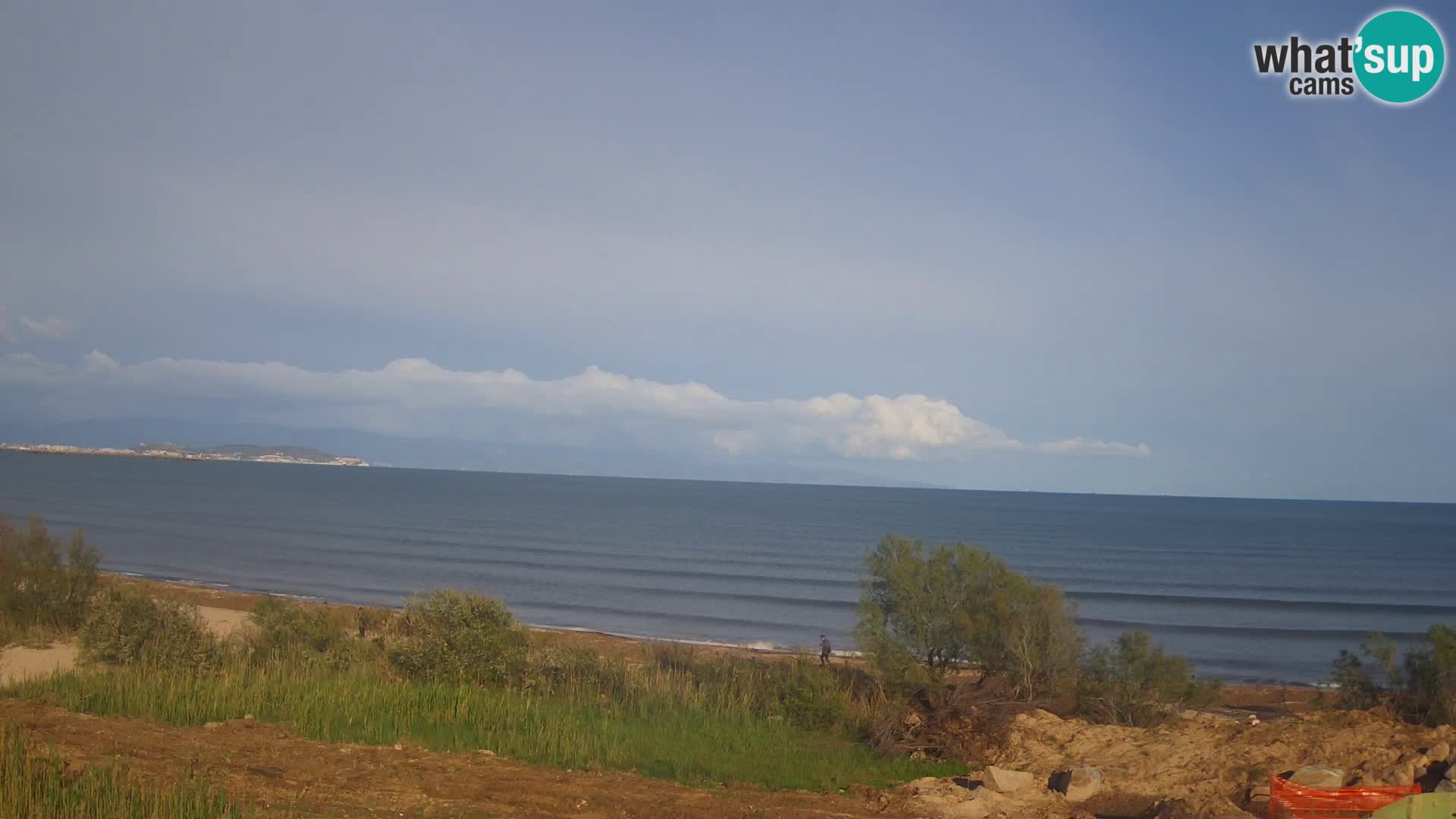 Webcam en direct Capoterra – Plage de La Maddalena – Sardaigne – Italie