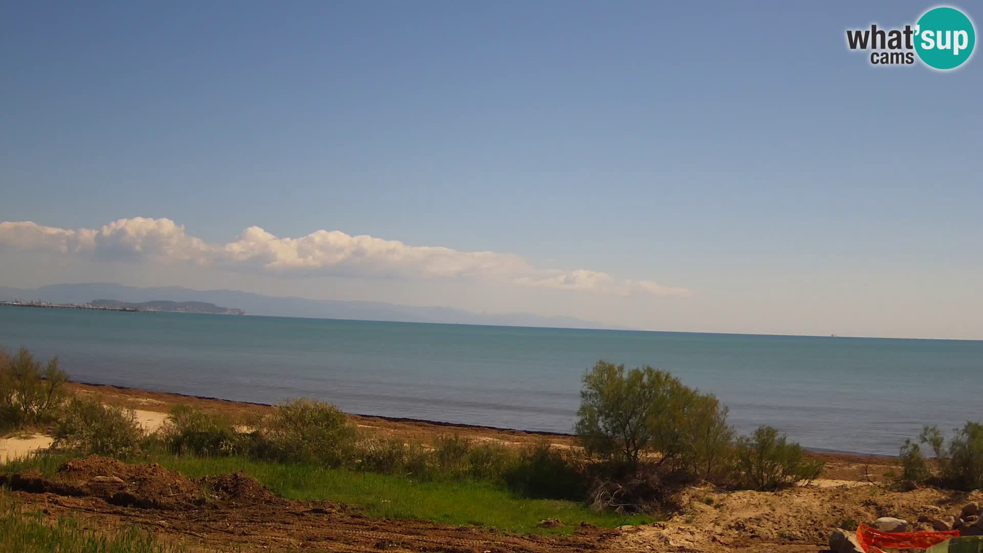 Webcam en vivo Capoterra – Playa La Maddalena – Cerdeña – Italia
